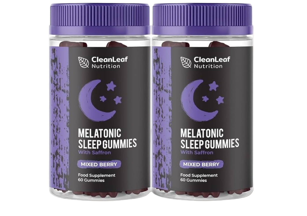 Twin Pack Natural Sleep Support Gummies – Melatonin Formula | 60 Gummies
