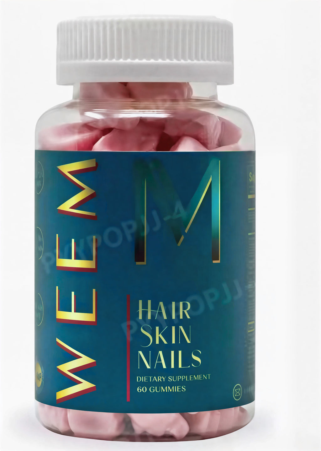 Hair, Skin & Nails – Premium Vegan Biotin Gummies