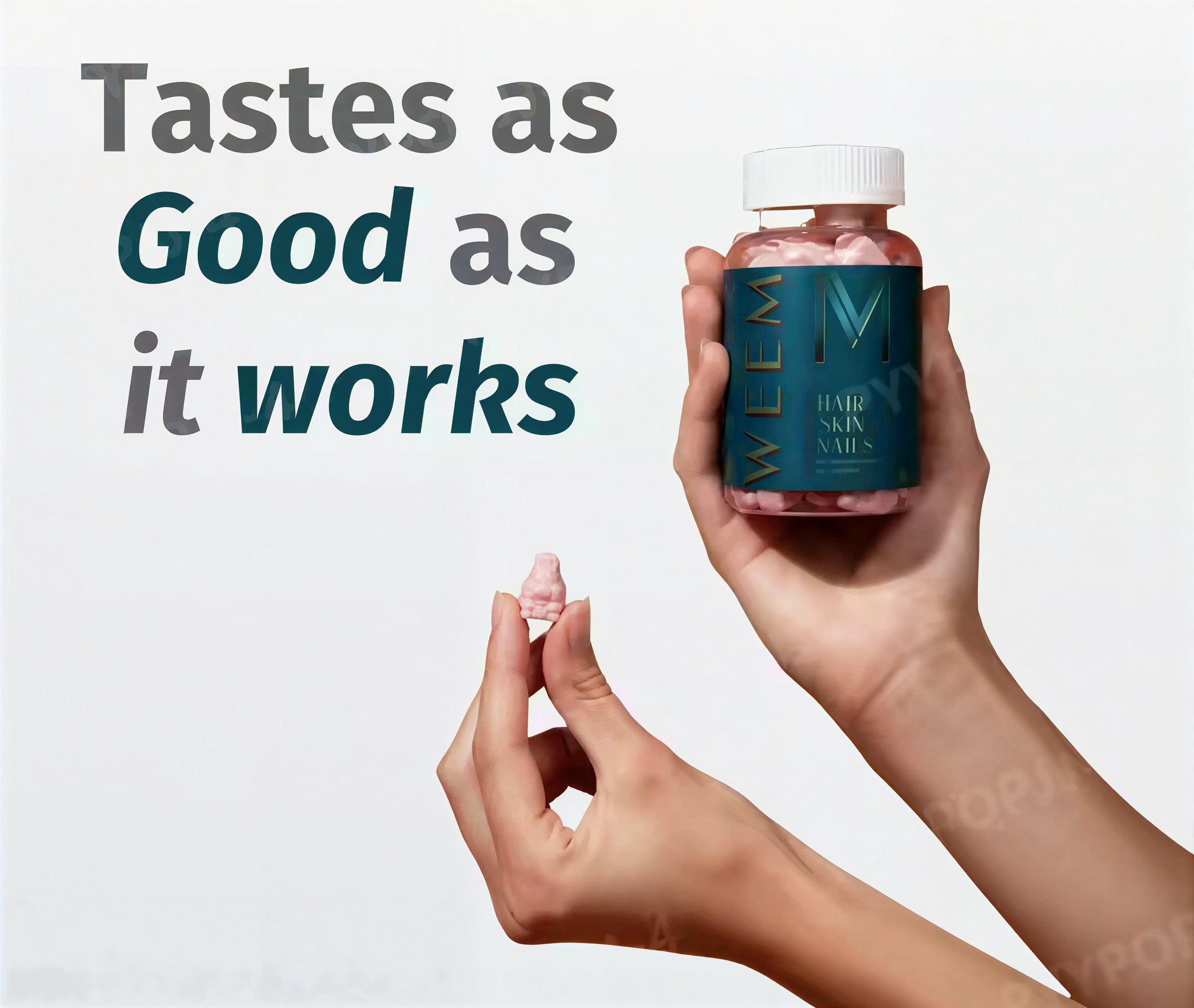 Hair, Skin & Nails – Premium Vegan Biotin Gummies