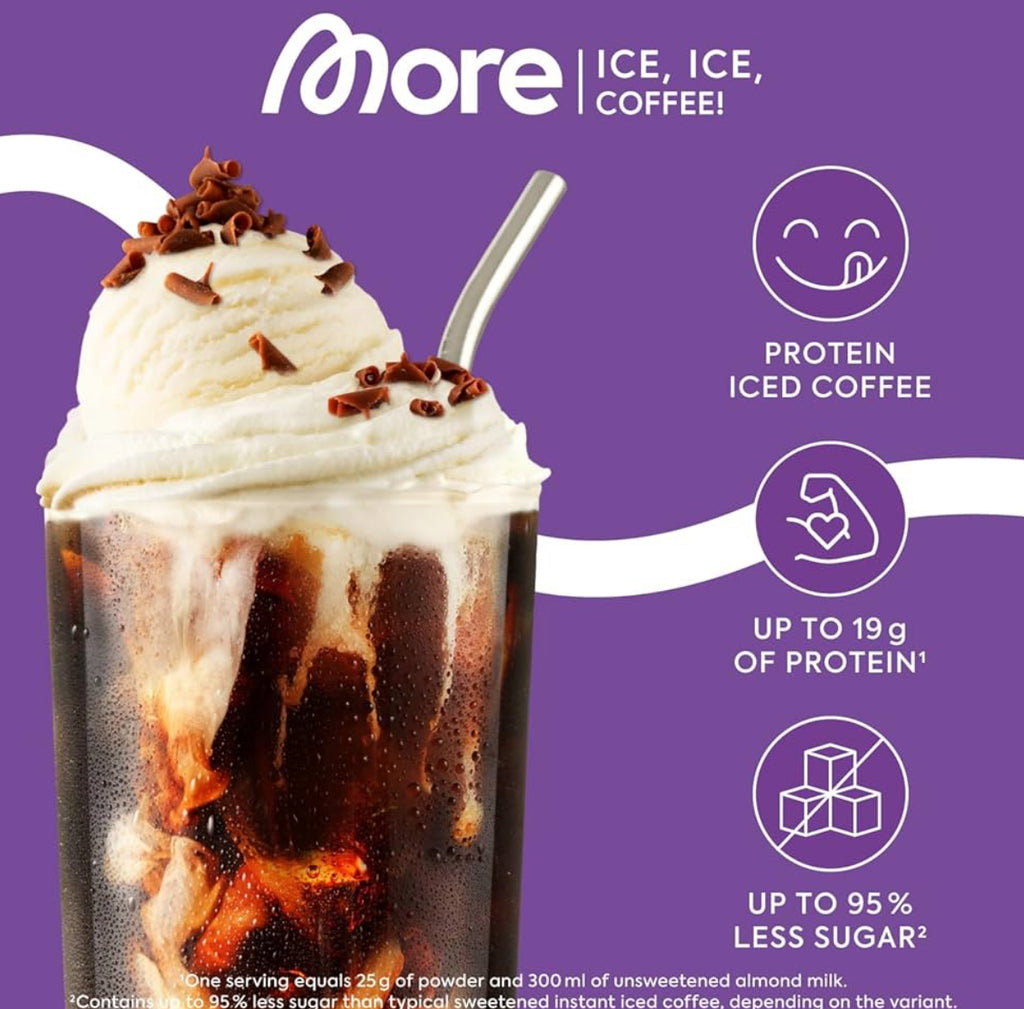 Café Frappé Style Protein Powder with Instant Coffee | Low Sugar & Fat | 500g